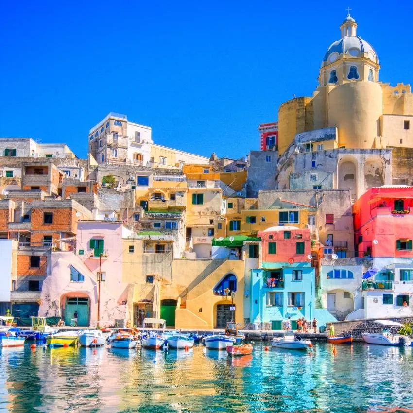 Naples waterfront in winter